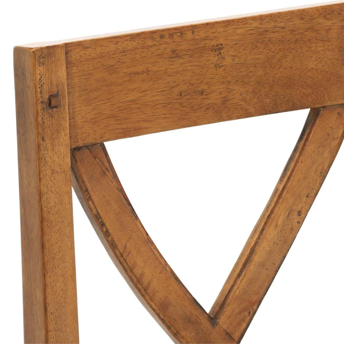 New Frontier Mango Wood Dining Chair, Brown | Barker & Stonehouse – image 3