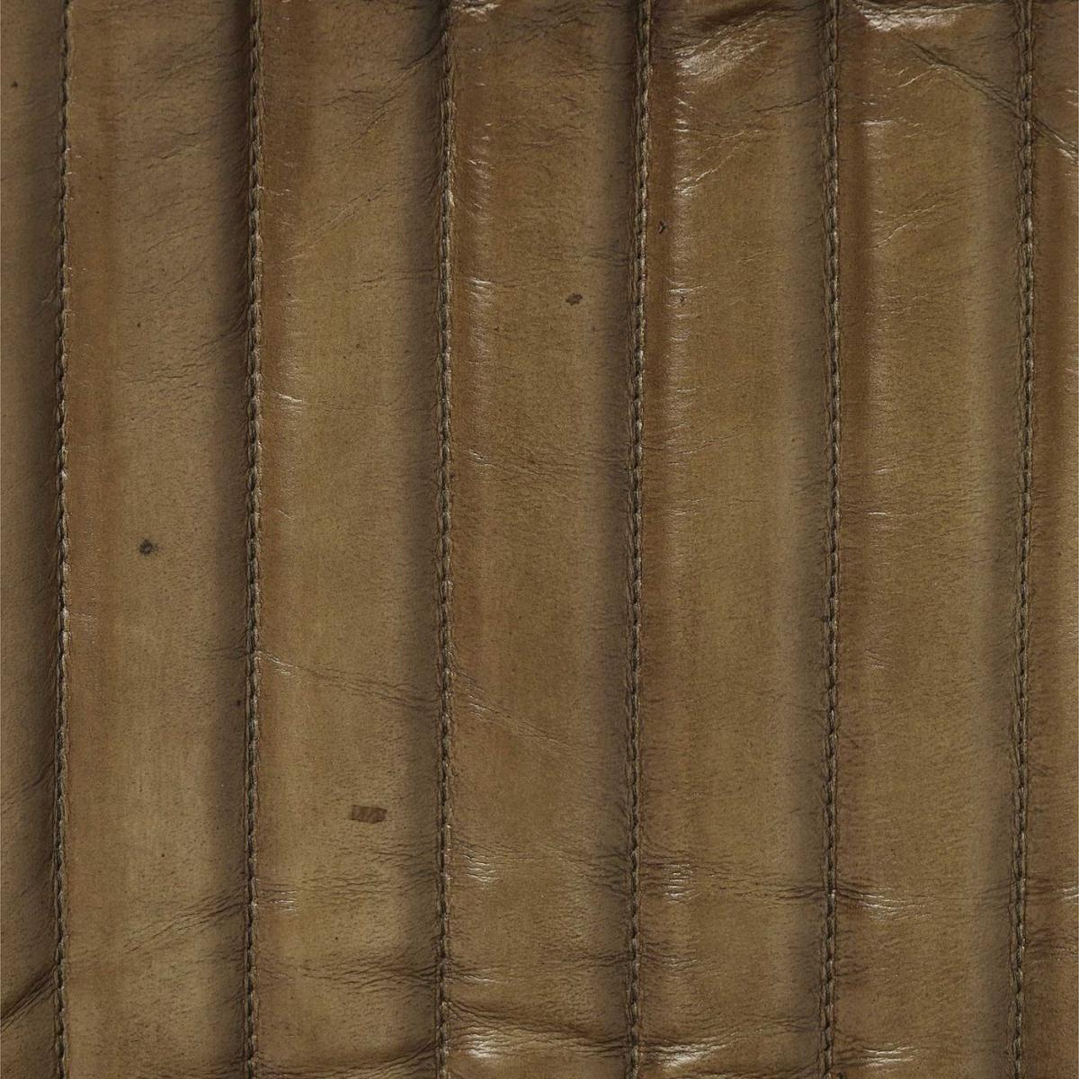 Jensen Buffalo Leather Dining Chair - Brown - Leather - Striped - W55 x D61 x H85cm - Barker &amp; Stonehouse – image 6