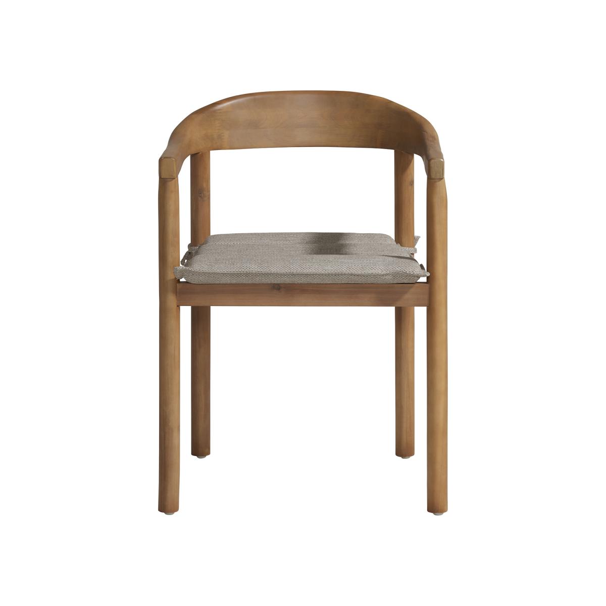 Vigo Dining Chair With Seat Pad, Brown | Barker & Stonehouse – image 2