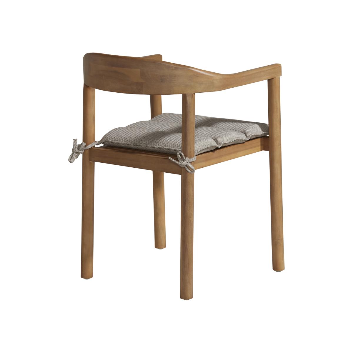 Vigo Dining Chair With Seat Pad, Brown | Barker & Stonehouse – image 6