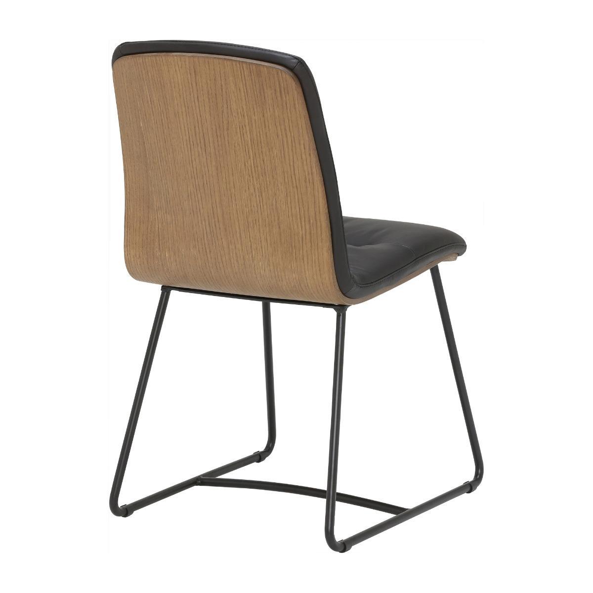 Harley Dining Chair - Brown - Leather - Plain - W48 x D60 x H85cm - Barker &amp; Stonehouse – image 5