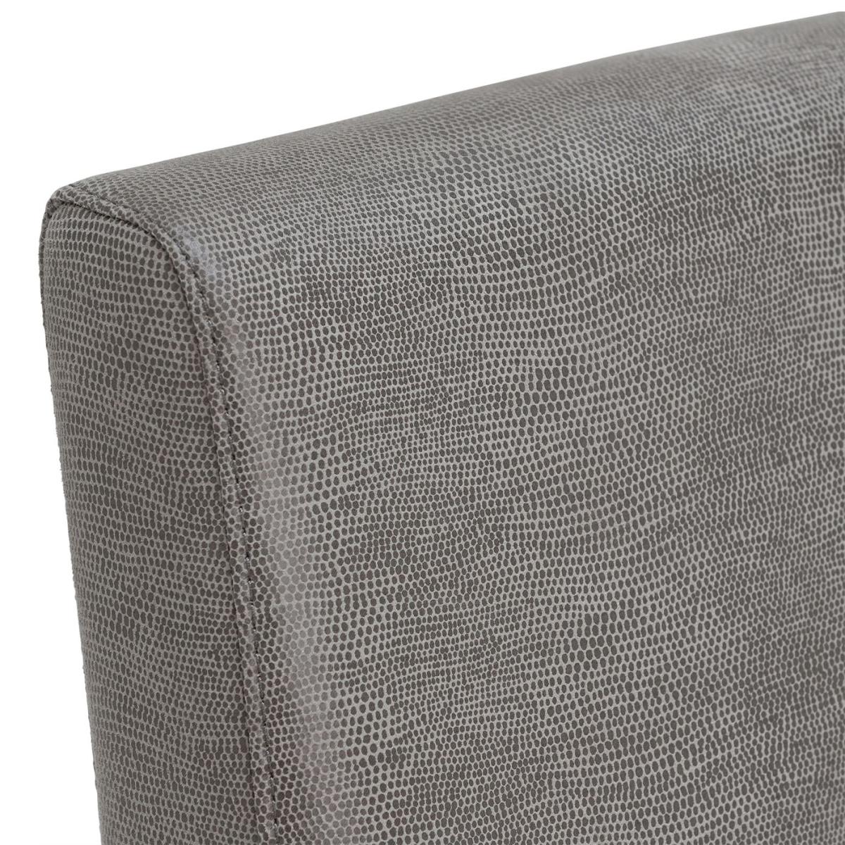 Virgilia Dining Chair, Grey Leather | Barker & Stonehouse – image 4