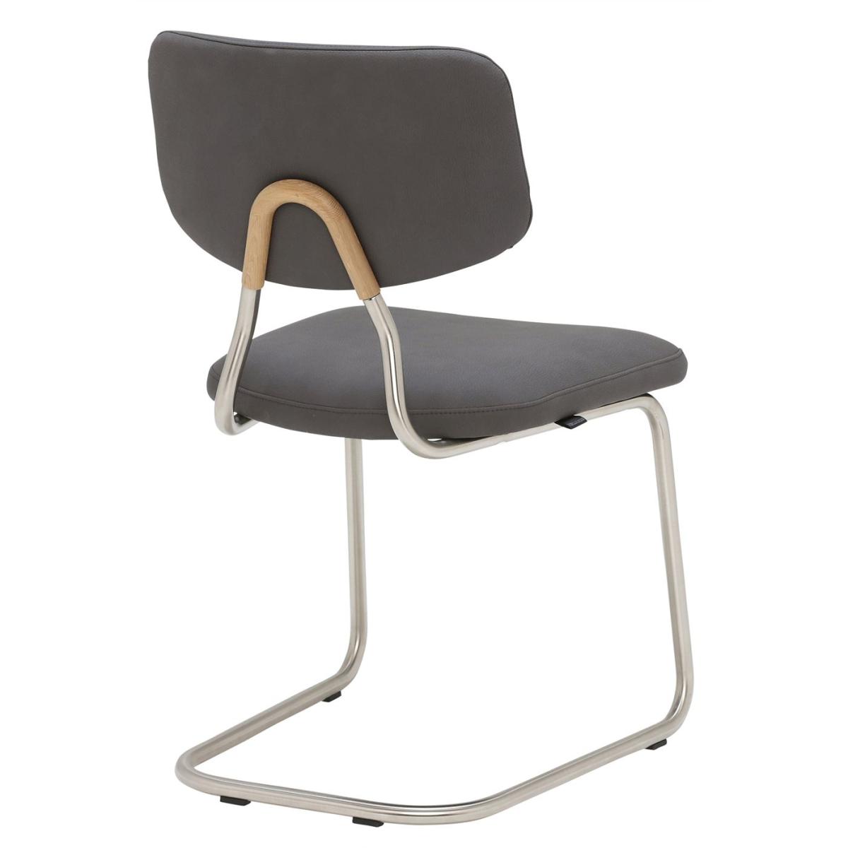 Denise Chair With Wooden Detail, Black | Barker & Stonehouse – image 5