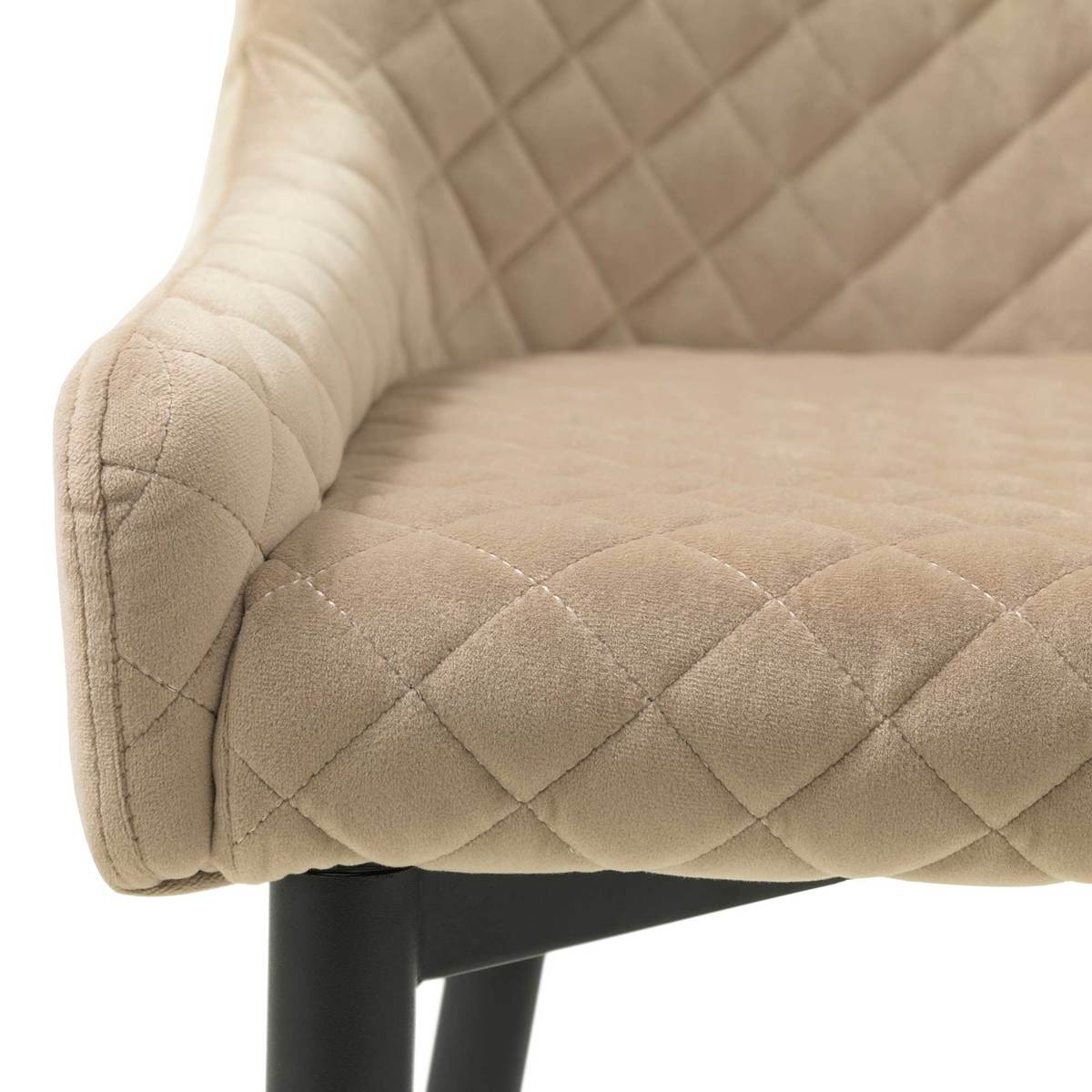 Rivington Fabric Dining Chair, Taupe – image 5
