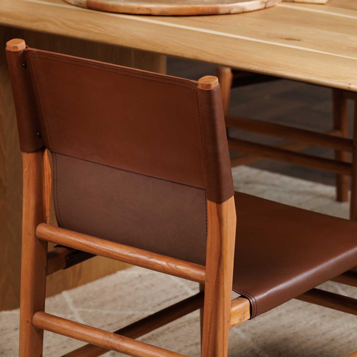 Figaro Dining Chair, Brown | Barker & Stonehouse – image 3