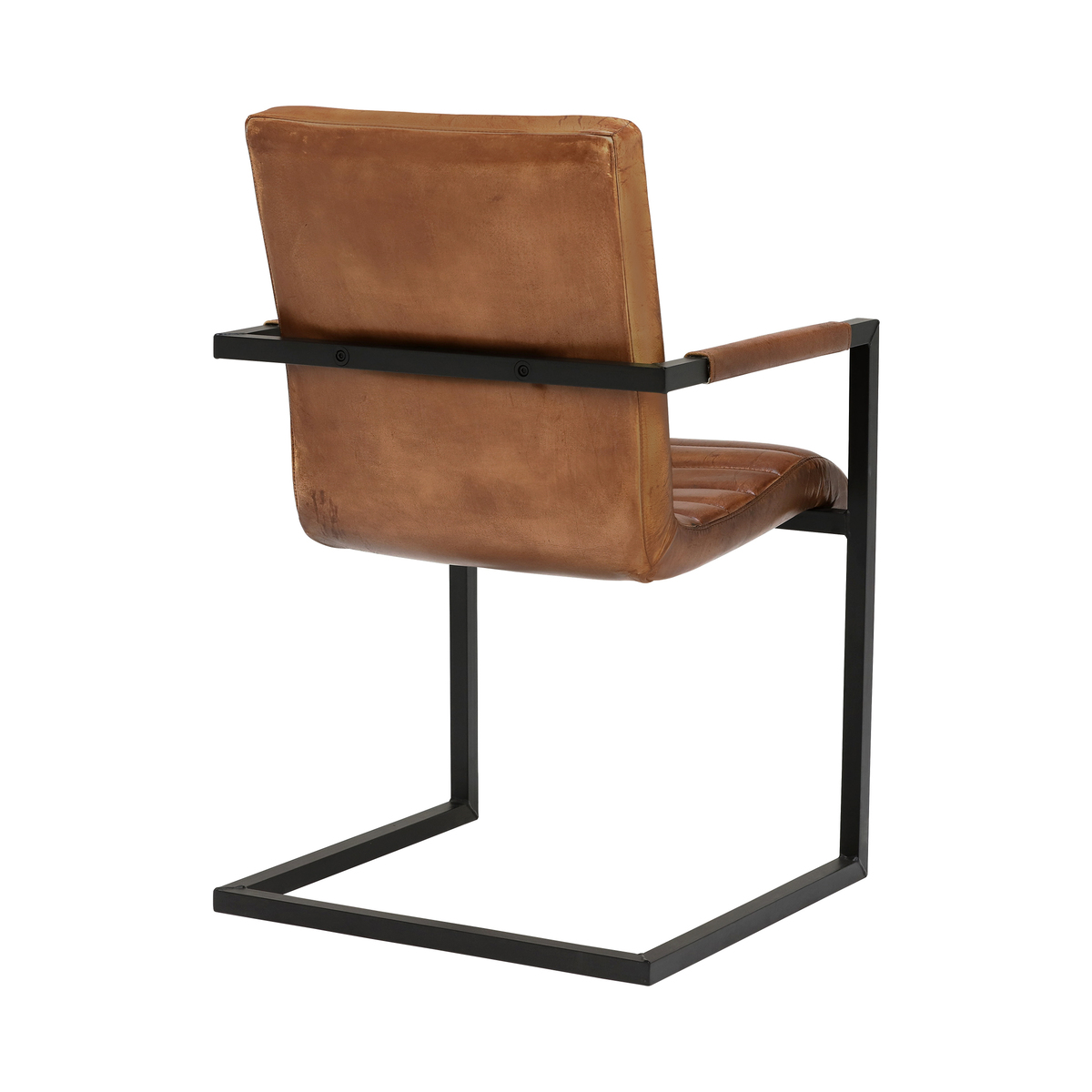 Brutus Buffalo Leather Dining Chair, Brown – image 2