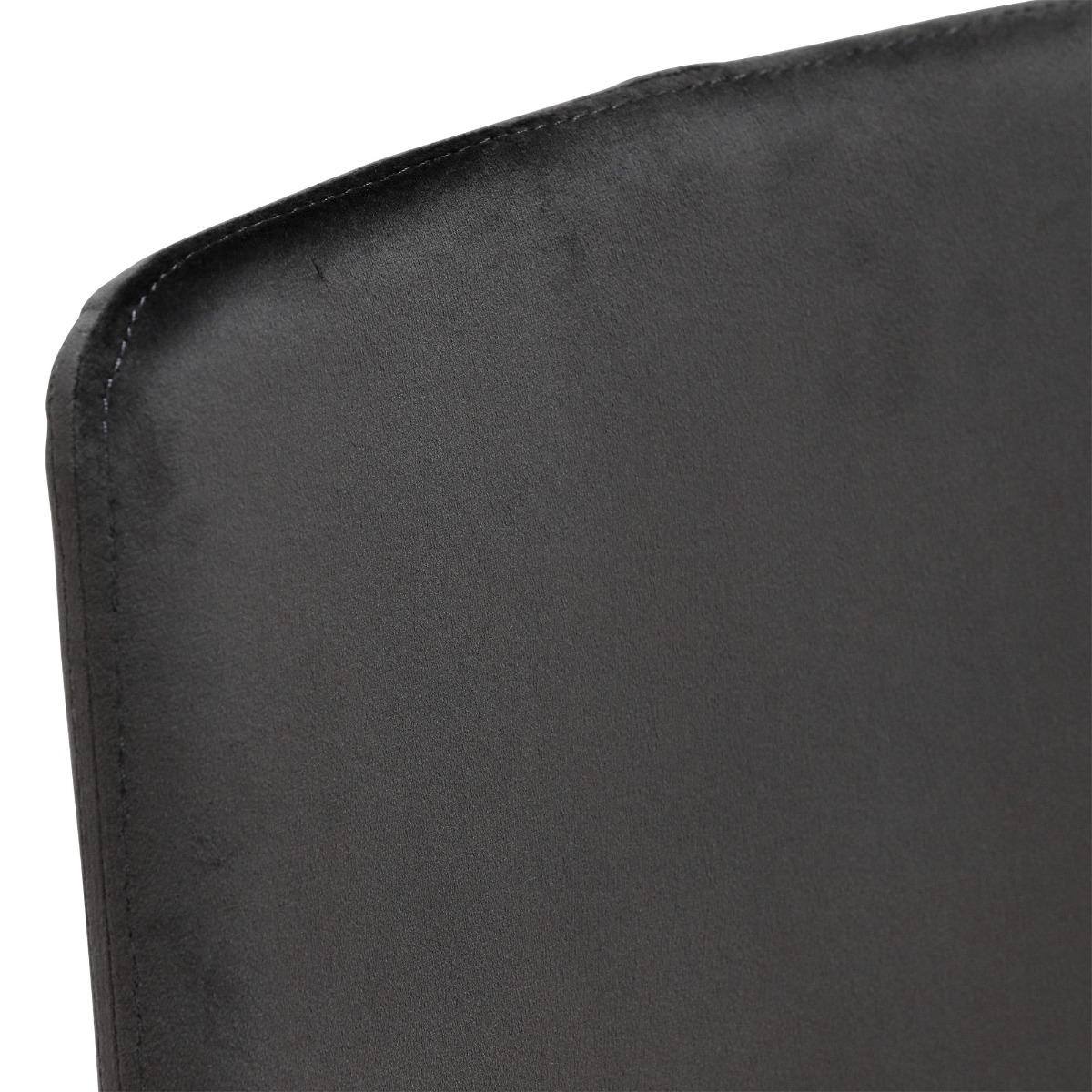 Kempton Velvet Dining Chair, Grey | Barker & Stonehouse – image 4