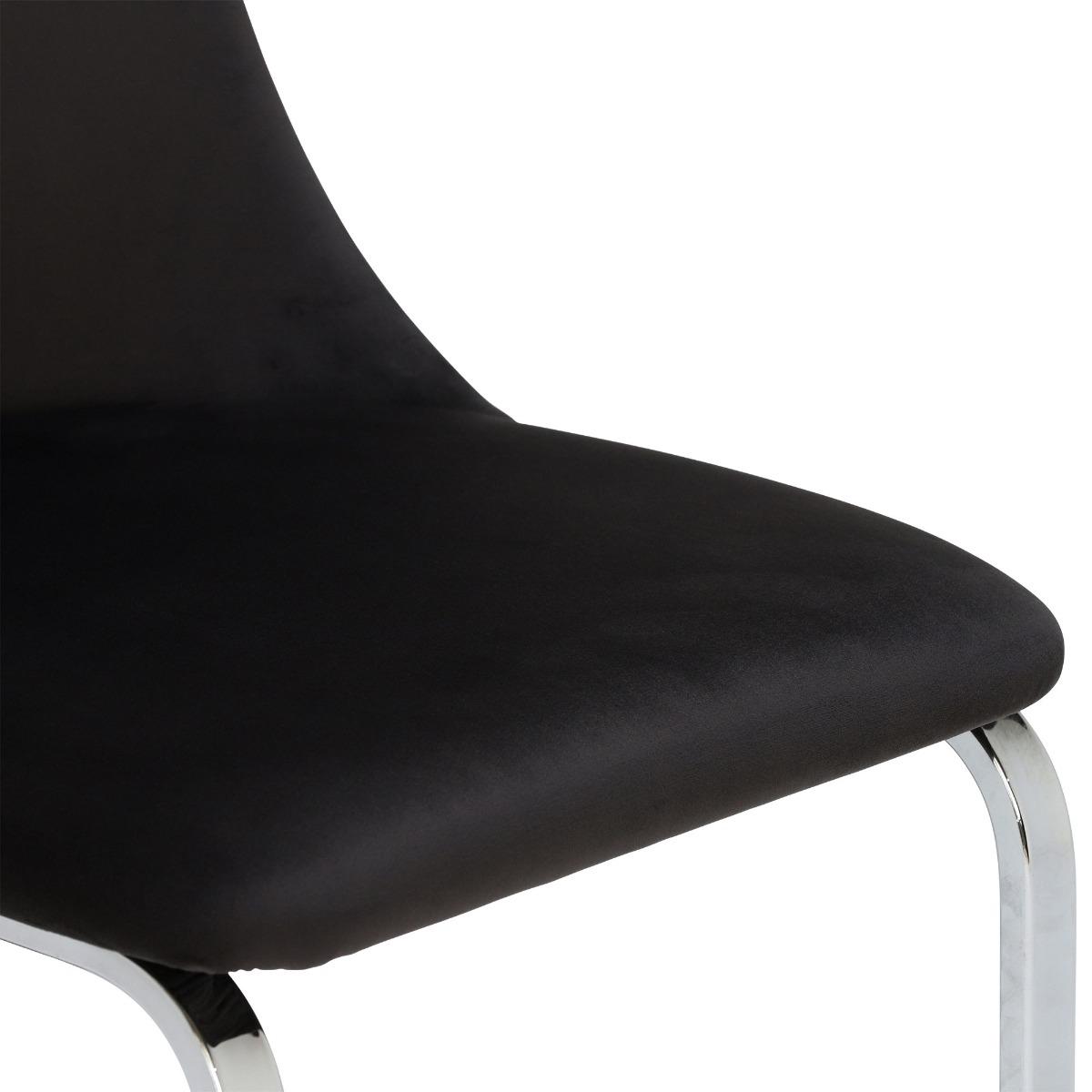 Kempton Velvet Dining Chair, Grey | Barker & Stonehouse – image 5