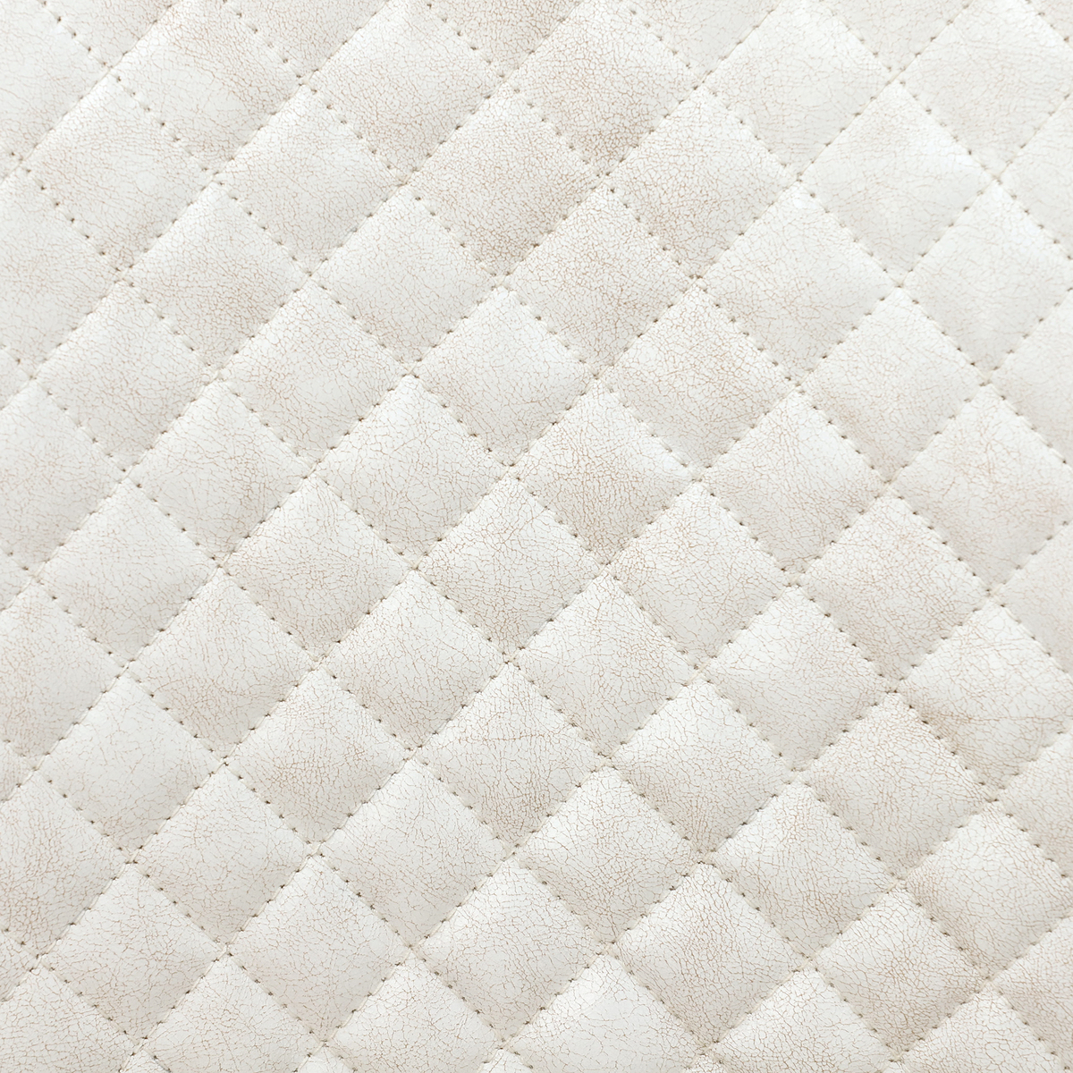 Timothy Oulton Mimi Quilted Leather Dining Chair with Arms, Vintage Bianco – image 6