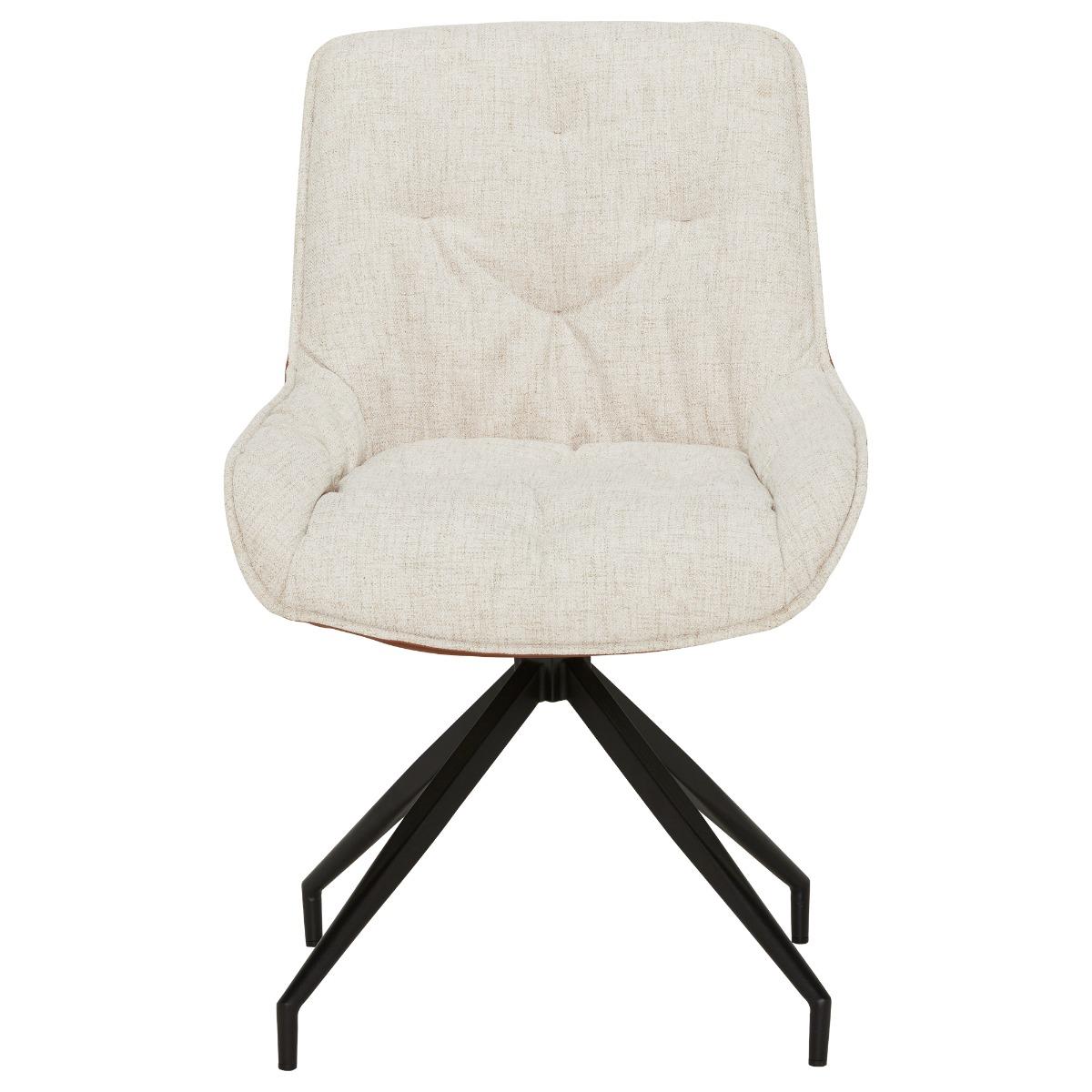 Darcia Swivel Dining Chair, Neutral | Barker & Stonehouse – image 2