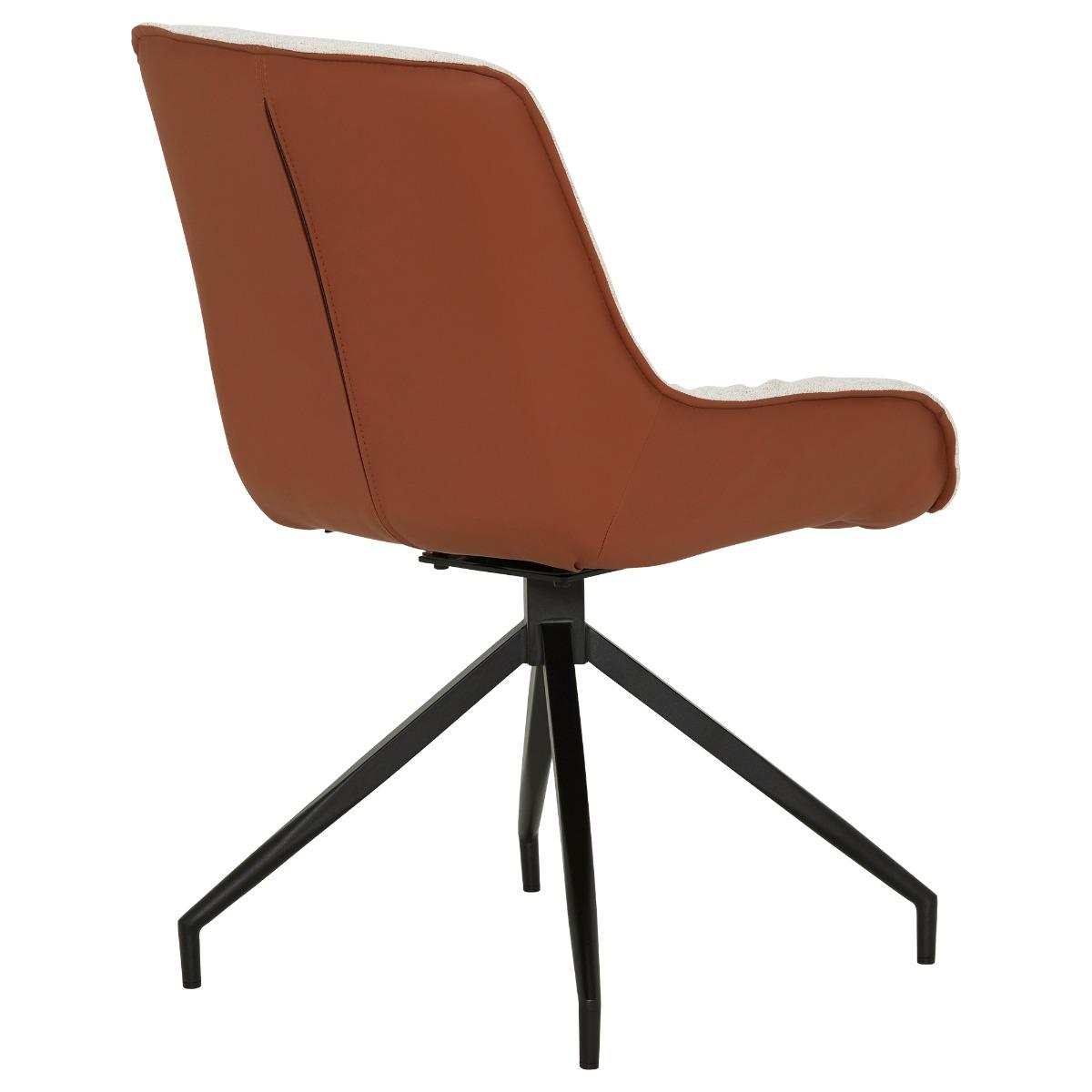 Darcia Swivel Dining Chair, Neutral | Barker & Stonehouse – image 3