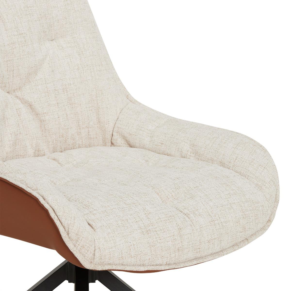 Darcia Swivel Dining Chair, Neutral | Barker & Stonehouse – image 5