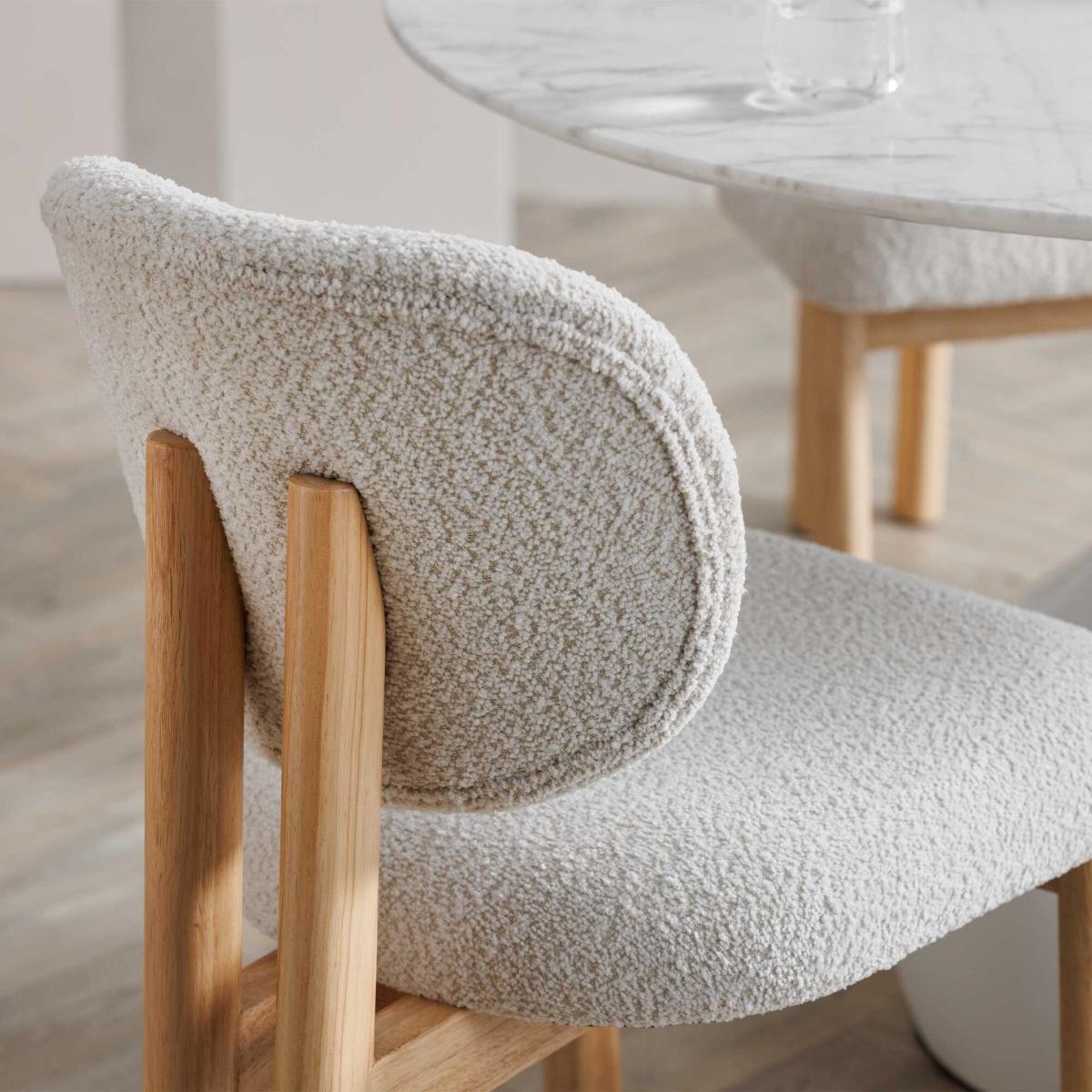 Erin Dining Chair, Neutral Fabric | Barker & Stonehouse – image 4