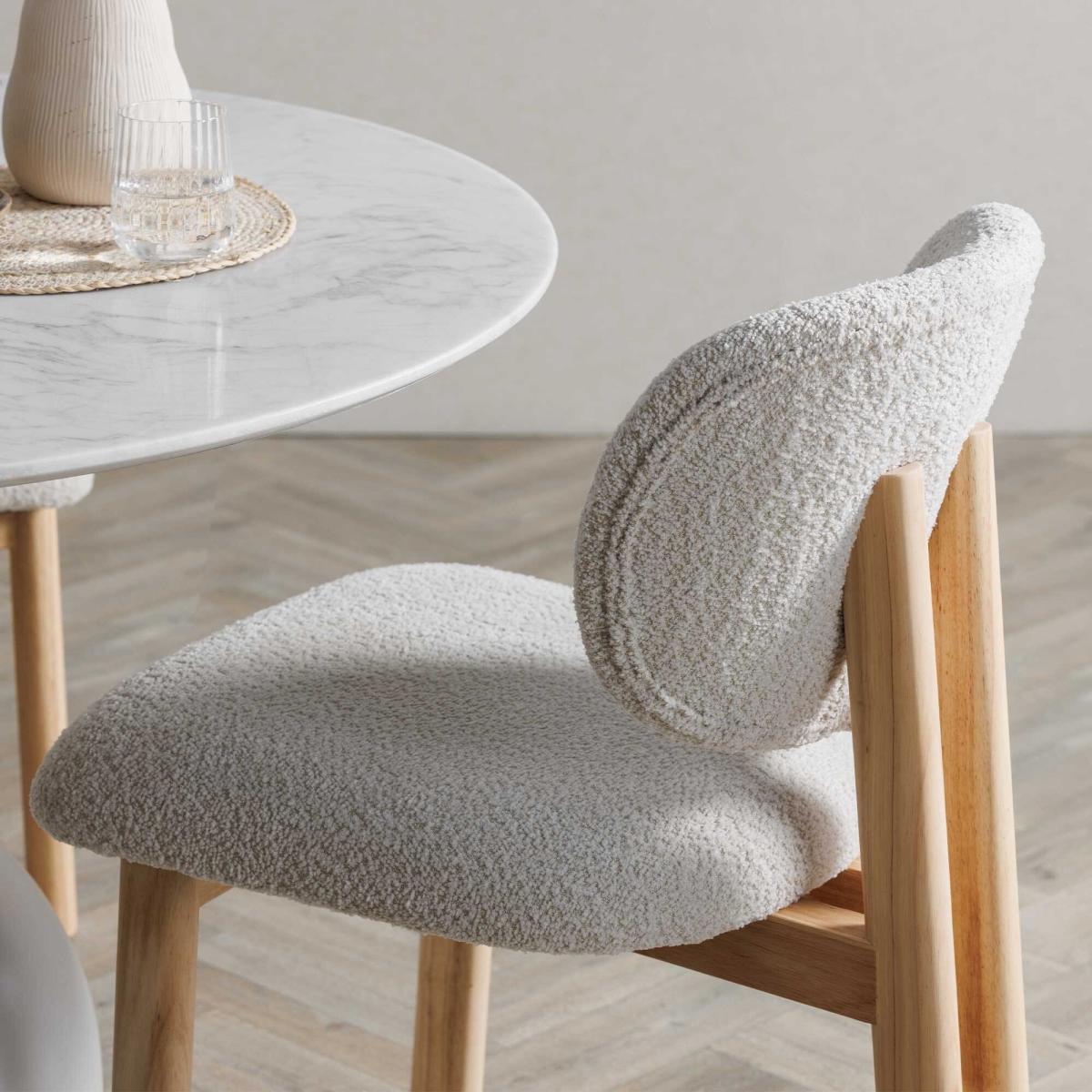 Erin Dining Chair, Neutral Fabric | Barker & Stonehouse – image 7