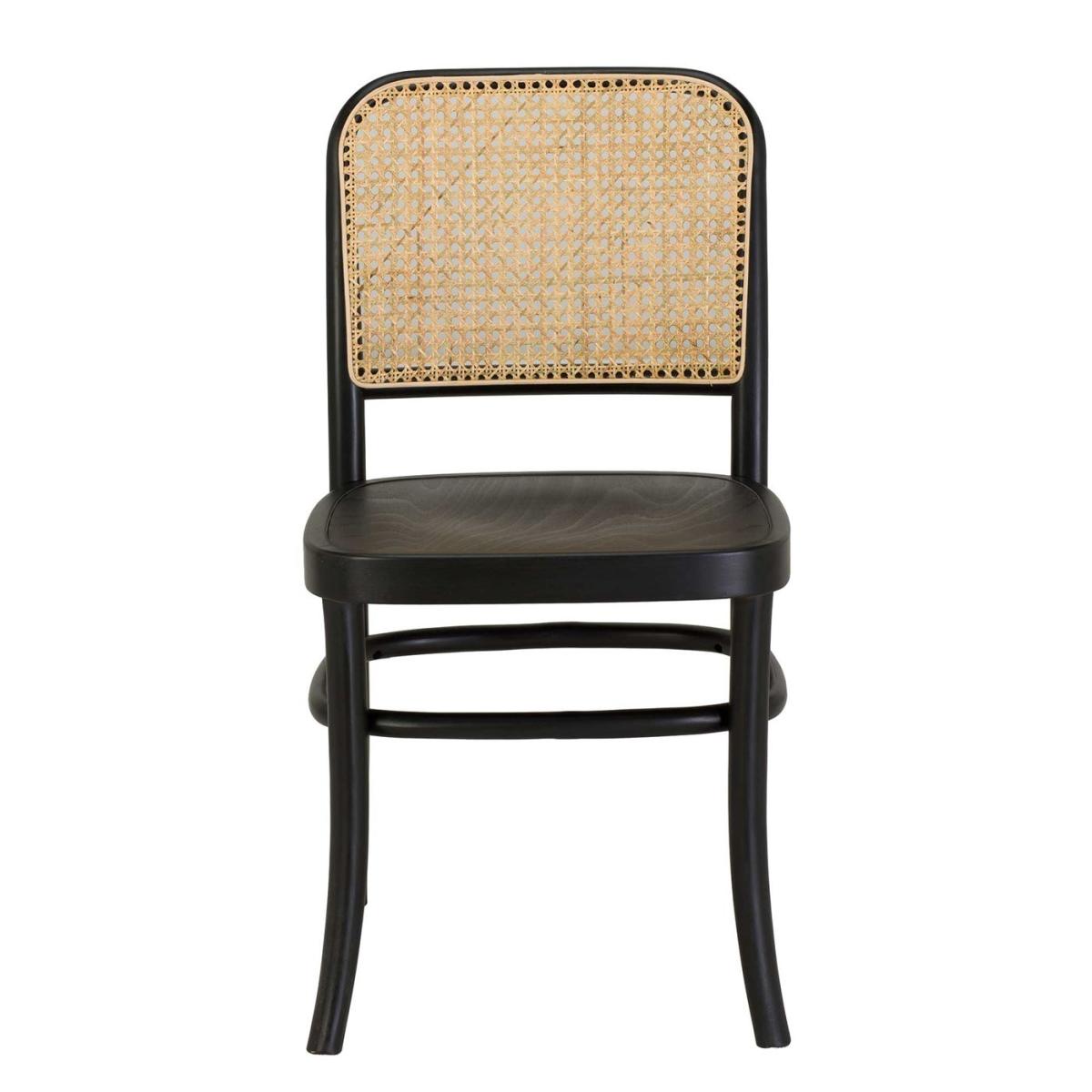 Iben Dining Chair, Black Wicker | Barker & Stonehouse – image 2