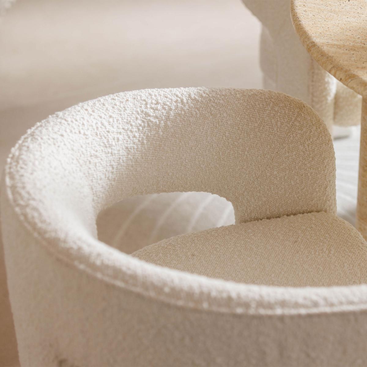 Kenzo Upholstered Dining Chair, Neutral | Barker & Stonehouse – image 4