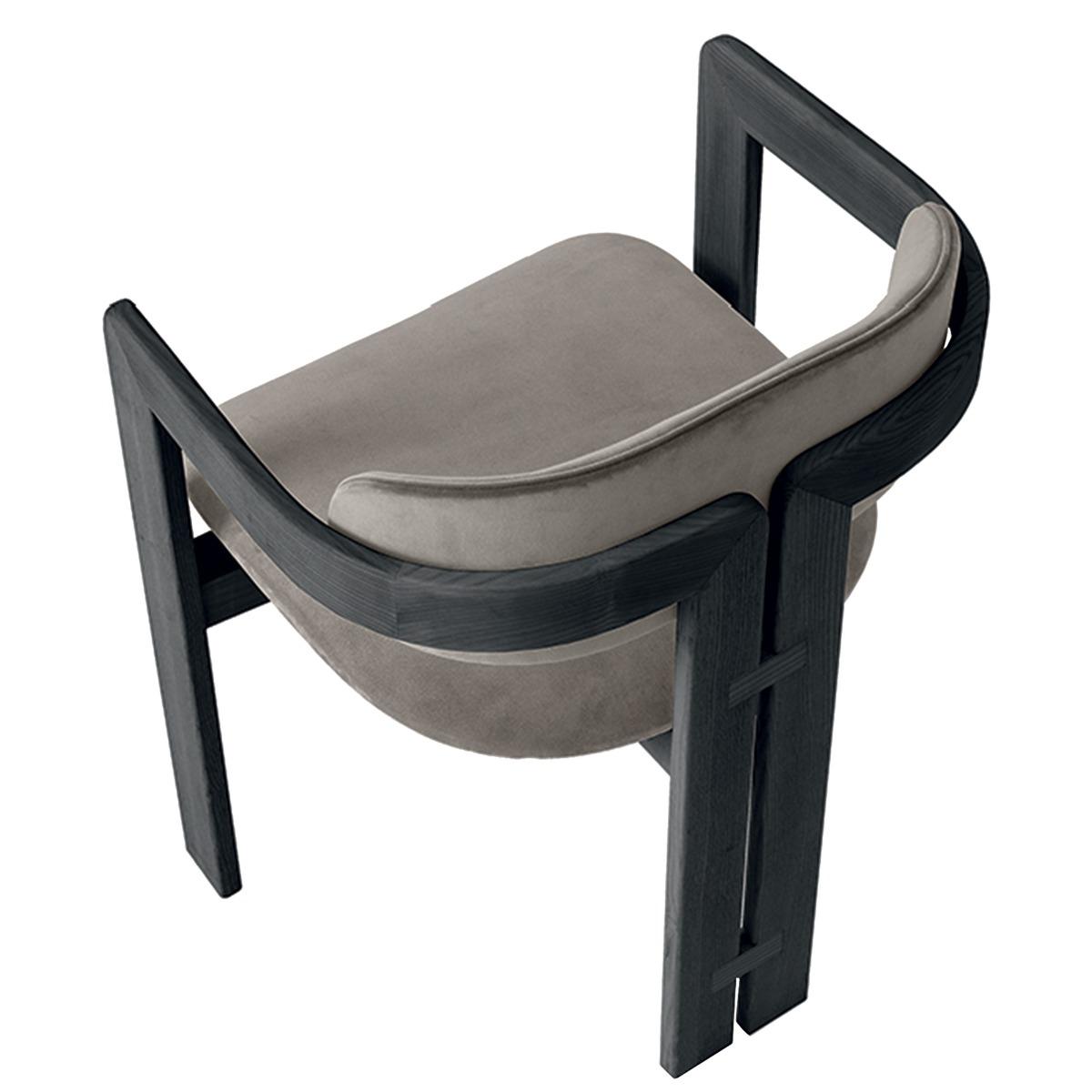Gallotti & Radice 0414 Dining Chair, Black Velvet | Barker & Stonehouse – image 2