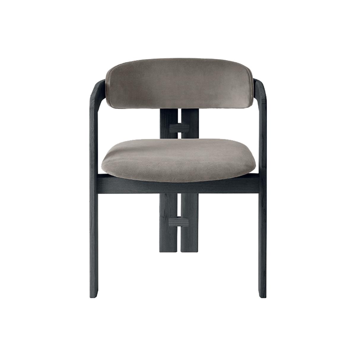 Gallotti & Radice 0414 Dining Chair, Black Velvet | Barker & Stonehouse – image 1