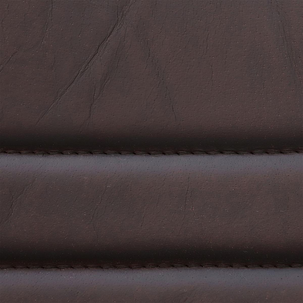 Bram Striped Dining Chair - Brown - Leather - W41 x D56 x H85cm - Barker &amp; Stonehouse – image 6