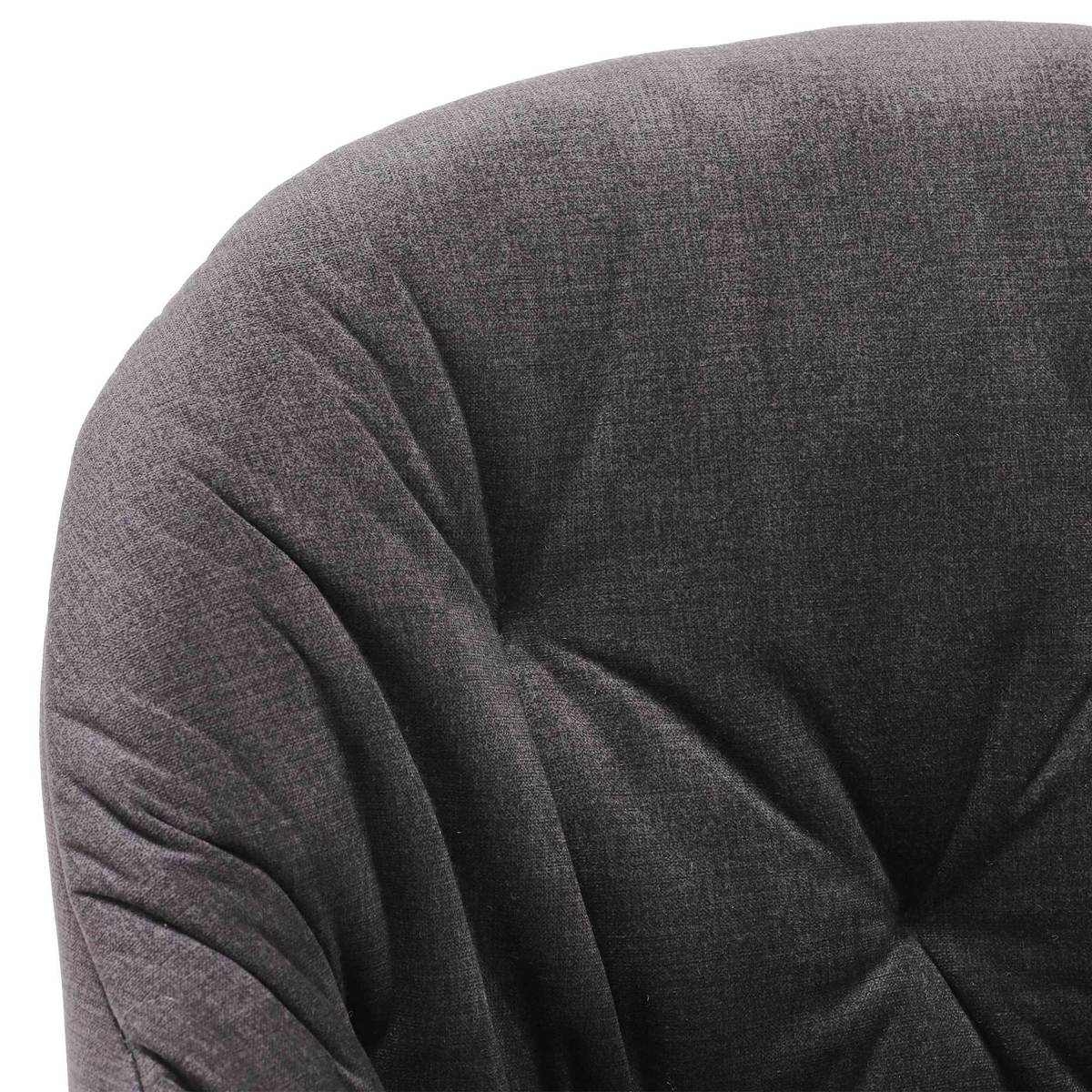 Symphetta Velvet Dining Chair, Grey – image 4