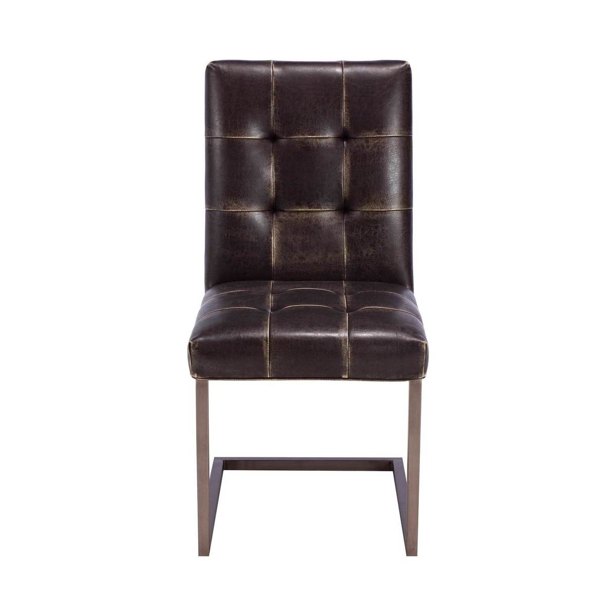 Stannis Upholstered Dining Chair, Vintage Grey – image 2
