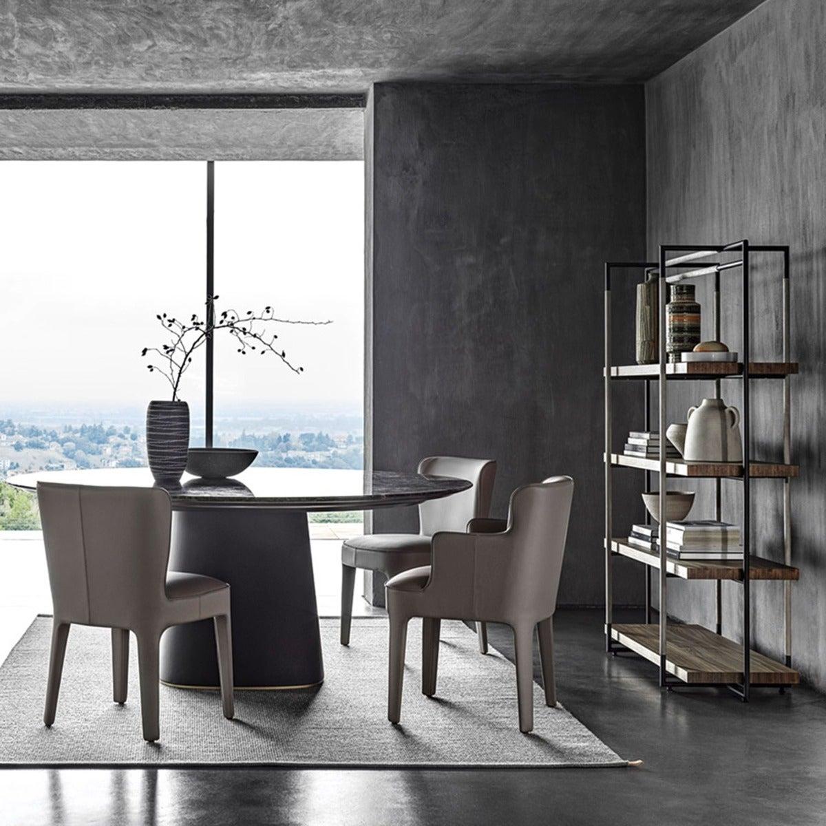 Frag Public Dining Chair, Neutral Leather | Barker & Stonehouse – image 2
