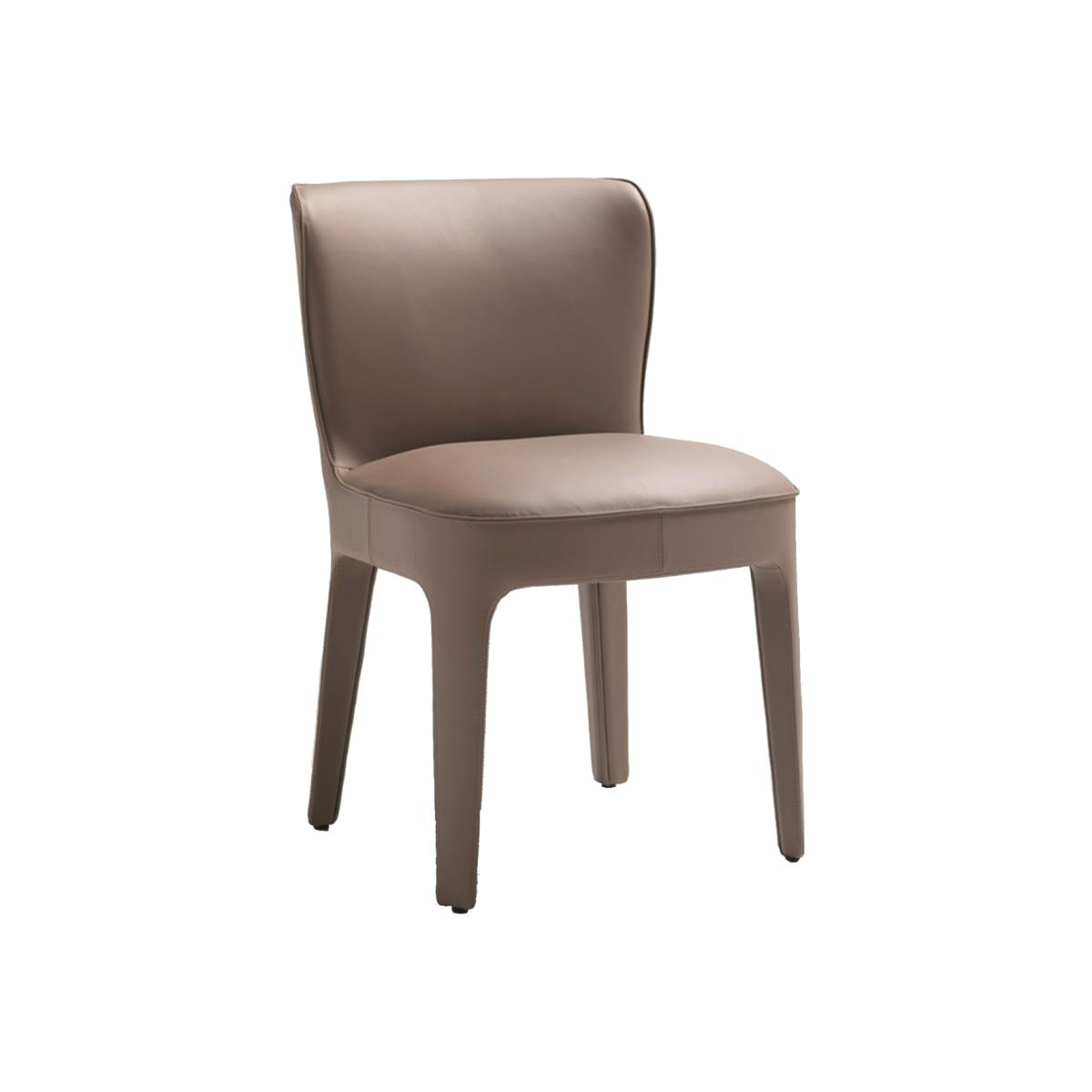 Frag Public Dining Chair, Neutral Leather | Barker & Stonehouse – image 1