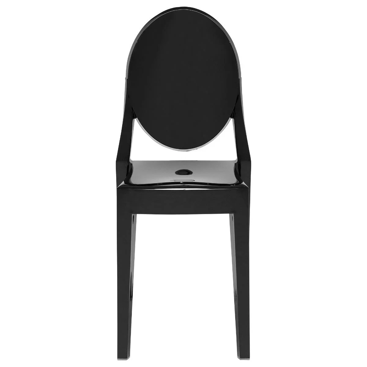 Pair of Kartell Victoria Ghost Dining Chairs, Black | Barker & Stonehouse – image 2