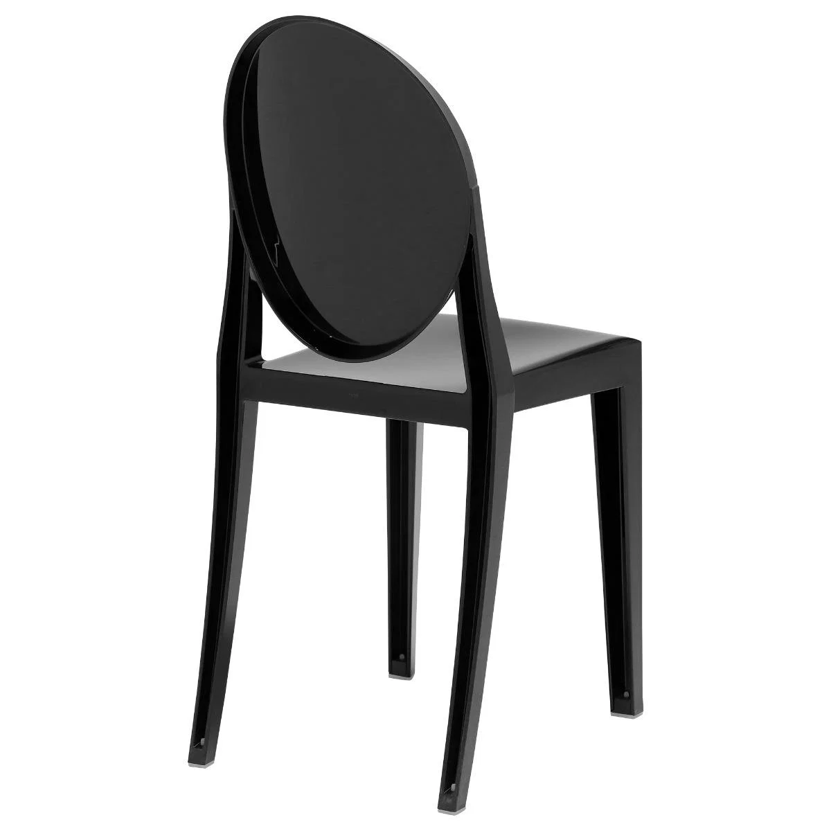 Pair of Kartell Victoria Ghost Dining Chairs, Black | Barker & Stonehouse – image 3