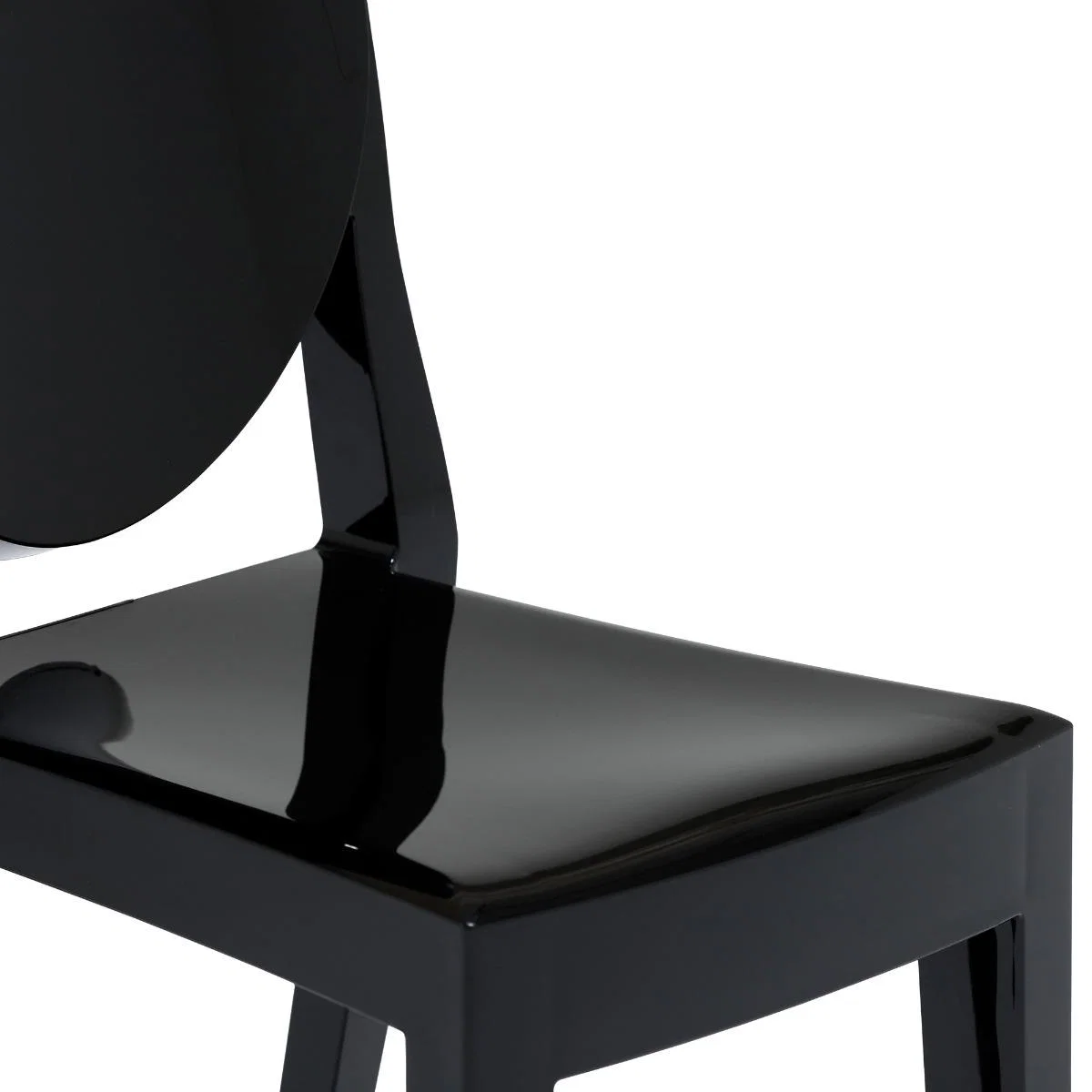 Pair of Kartell Victoria Ghost Dining Chairs, Black | Barker & Stonehouse – image 5