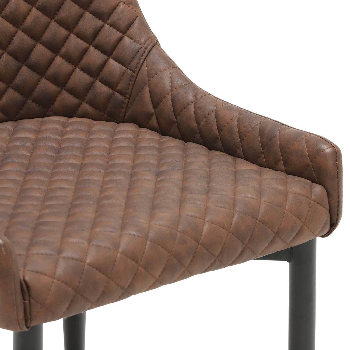 Rivington Faux Leather Dining Armchair – image 5