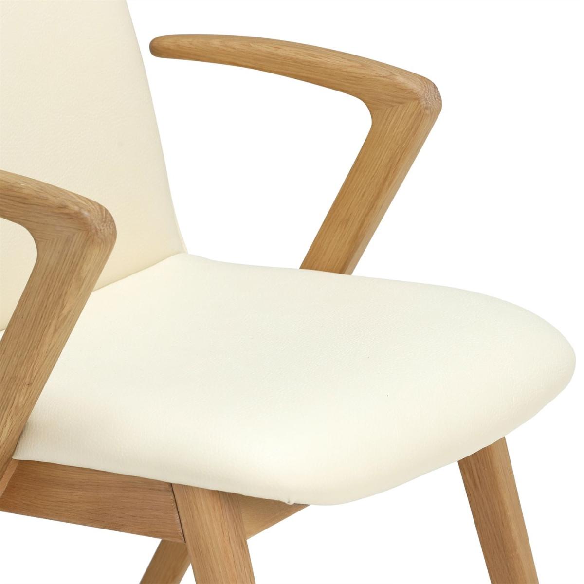 Kate Upholstered Dining Armchair, Neutral | Barker & Stonehouse – image 5