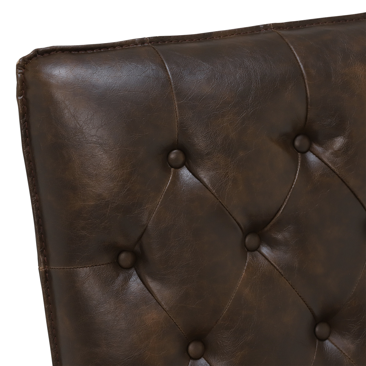Smyth Upholstered Dining Chair, Brown – image 4
