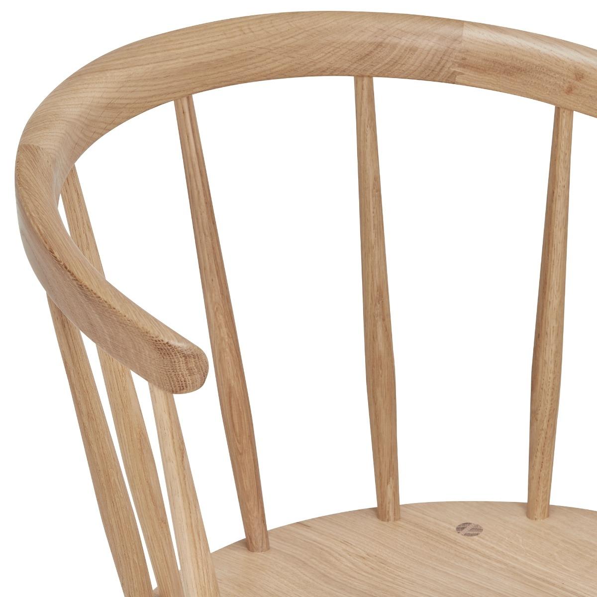 Ercol Heritage Dining Chair, Neutral Oak Wood | Barker & Stonehouse – image 4
