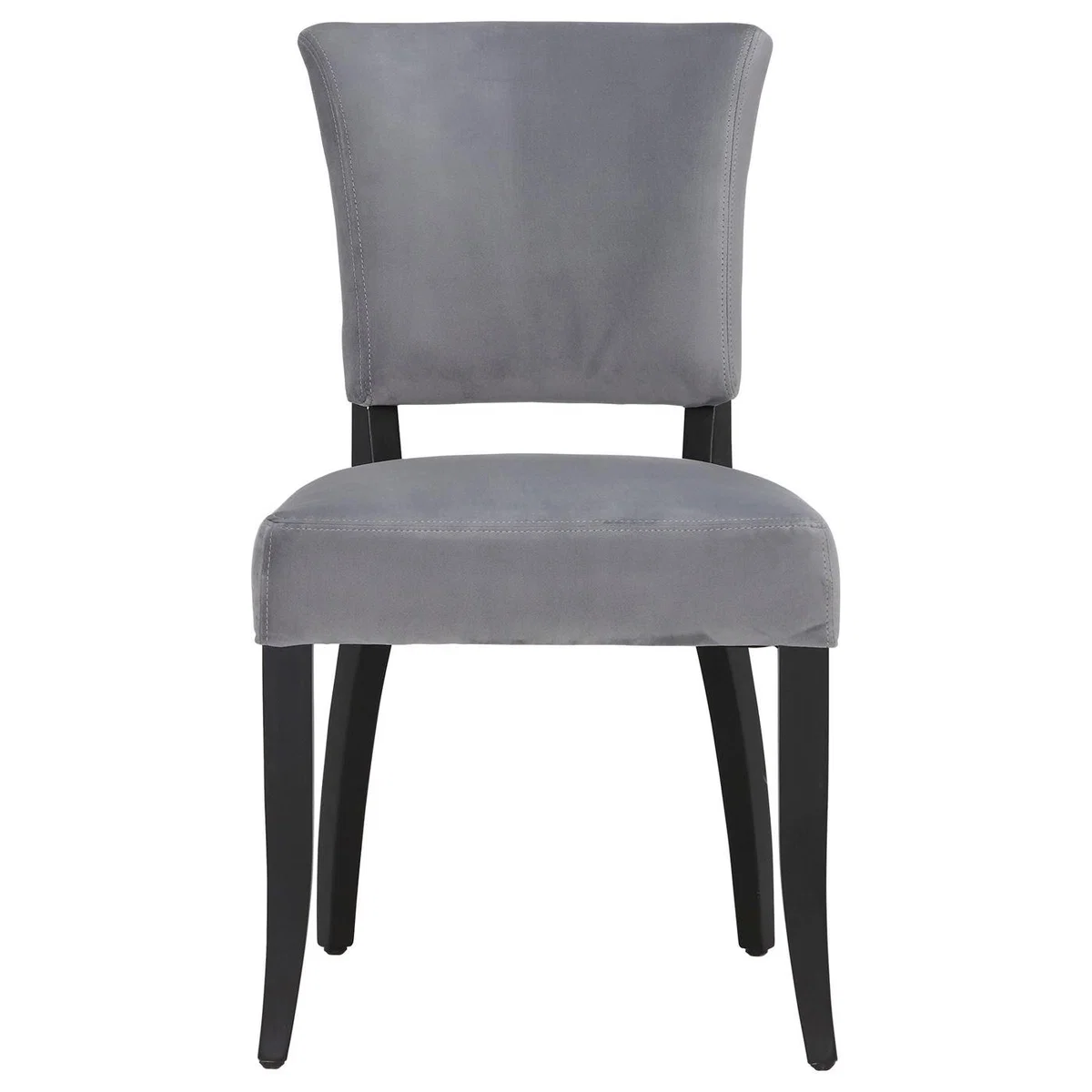 Timothy Oulton Mimi Velvet Dining Chair, Grey | Barker & Stonehouse – image 2