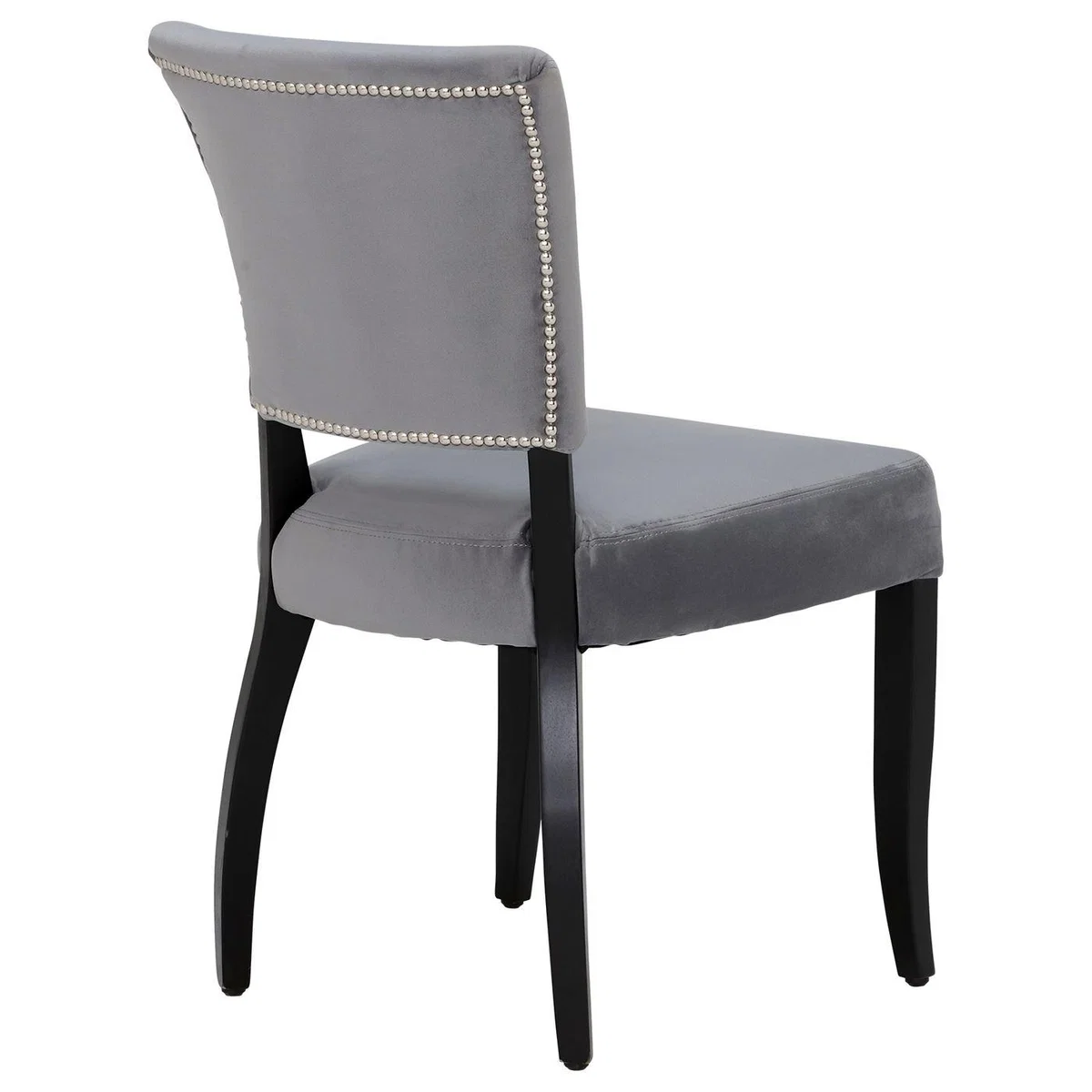 Timothy Oulton Mimi Velvet Dining Chair, Grey | Barker & Stonehouse – image 5