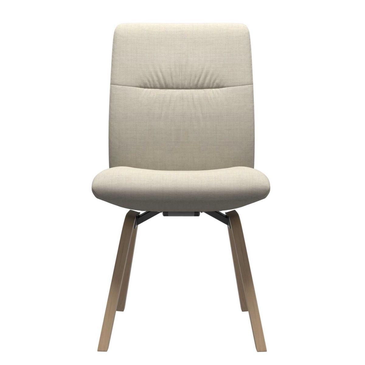 Stressless Mint Low Back Dining Chair - White - Fabric - Plain - W49 x D59 x H92cm - Barker & Stonehouse – image 2