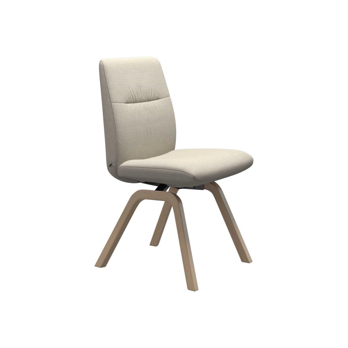 Stressless Mint Low Back Dining Chair - White - Fabric - Plain - W49 x D59 x H92cm - Barker & Stonehouse – image 1