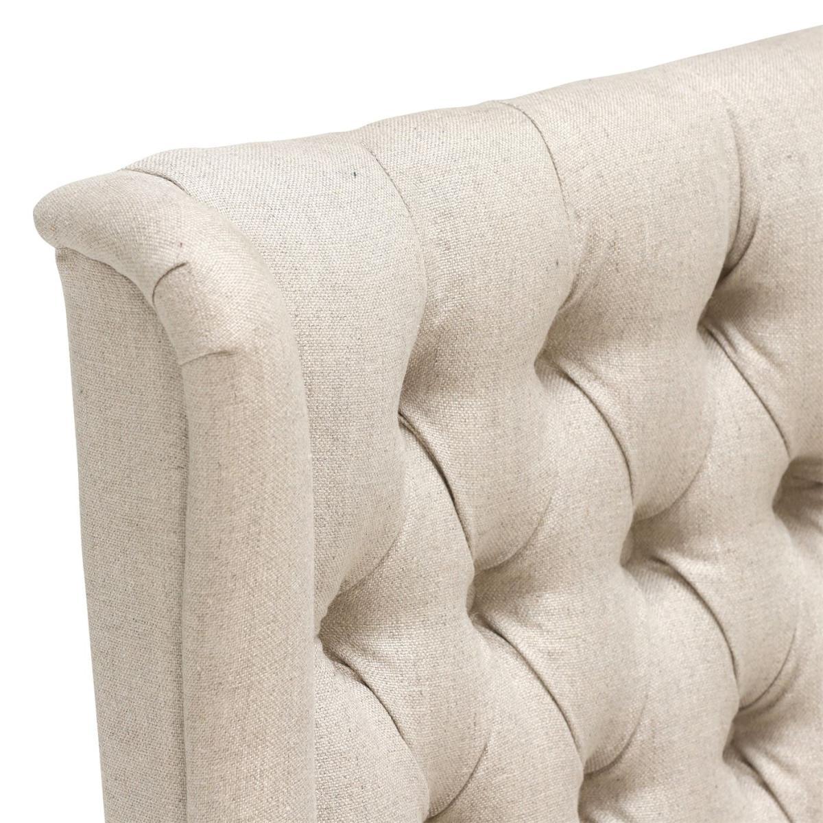 Kipling Fabric Dining Chair, Cream and Oak – image 4