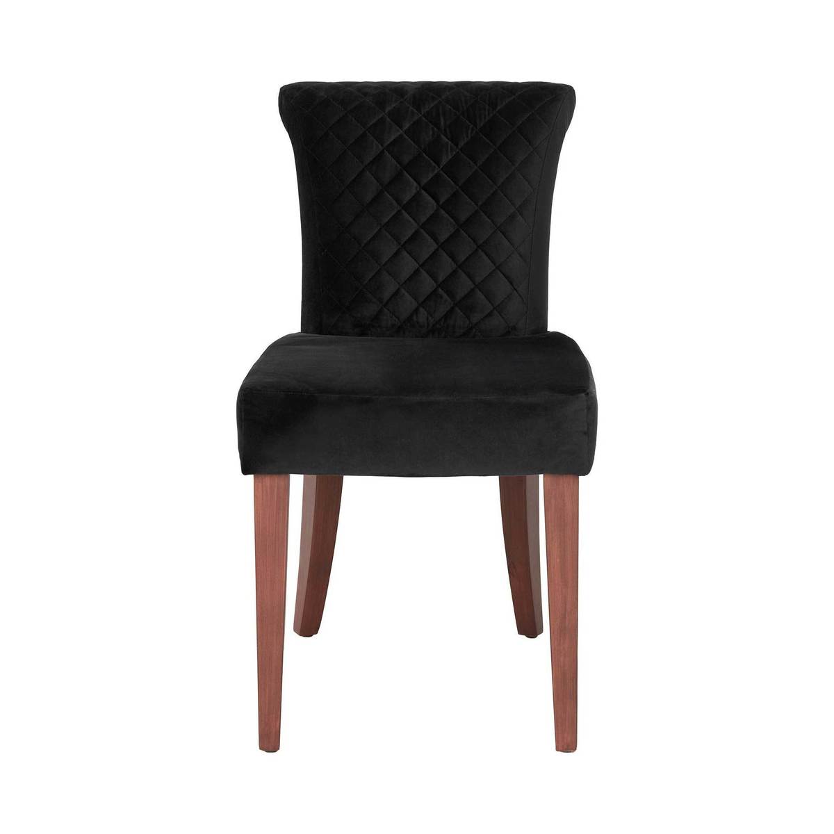 Farrell Dining Chair, Velvet Black – image 2