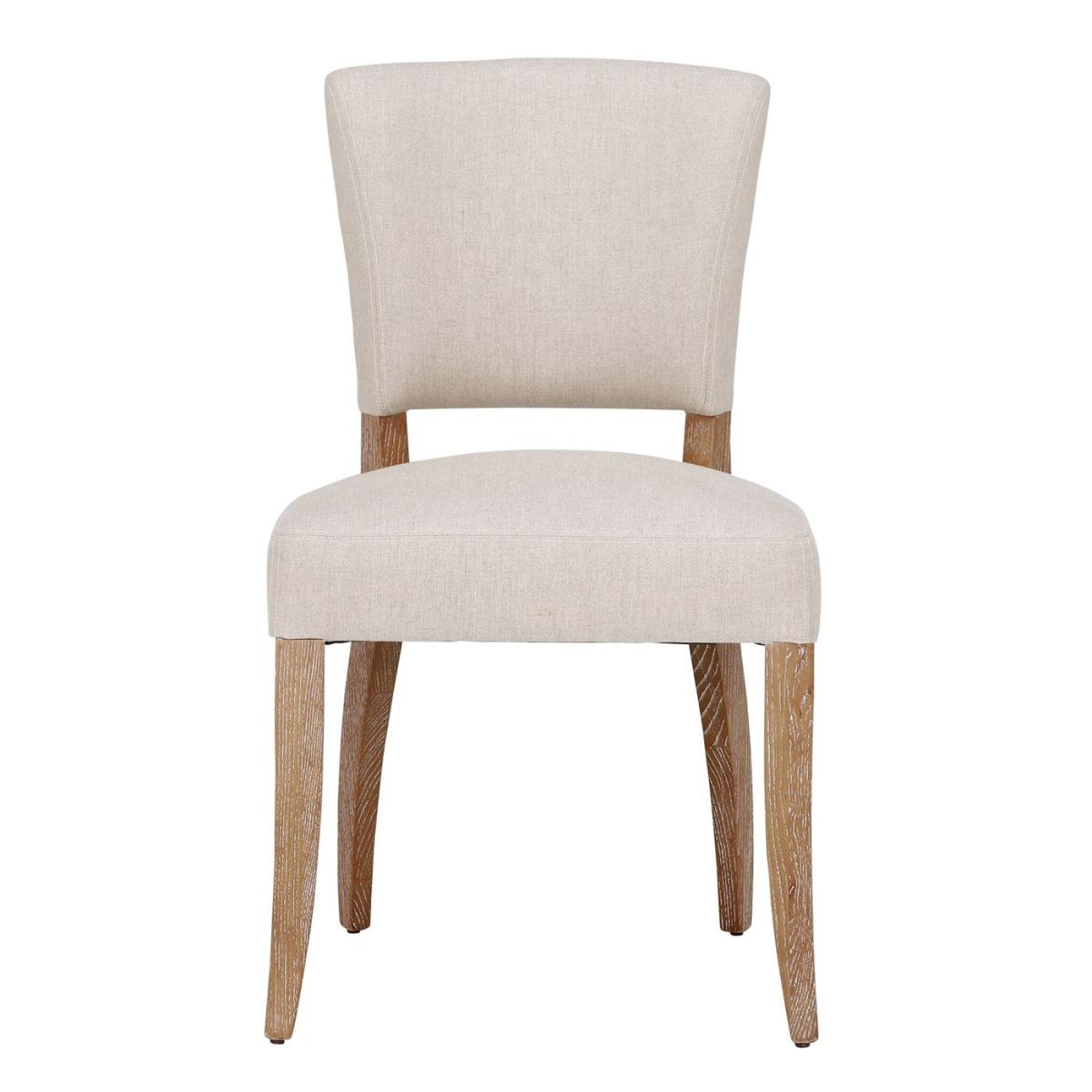 Otto Dining Chair, White Fabric | Barker & Stonehouse – image 2