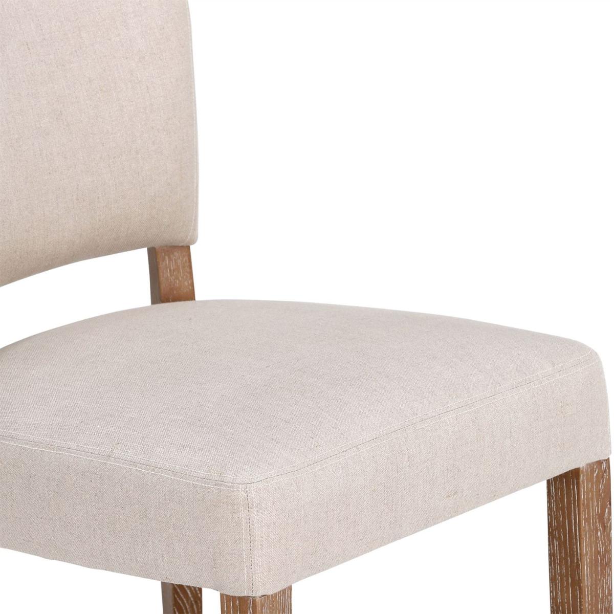 Otto Dining Chair, White Fabric | Barker & Stonehouse – image 4