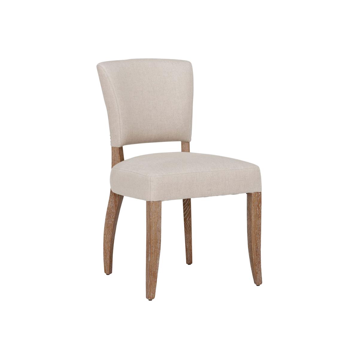 Otto Dining Chair, White Fabric | Barker & Stonehouse – image 1