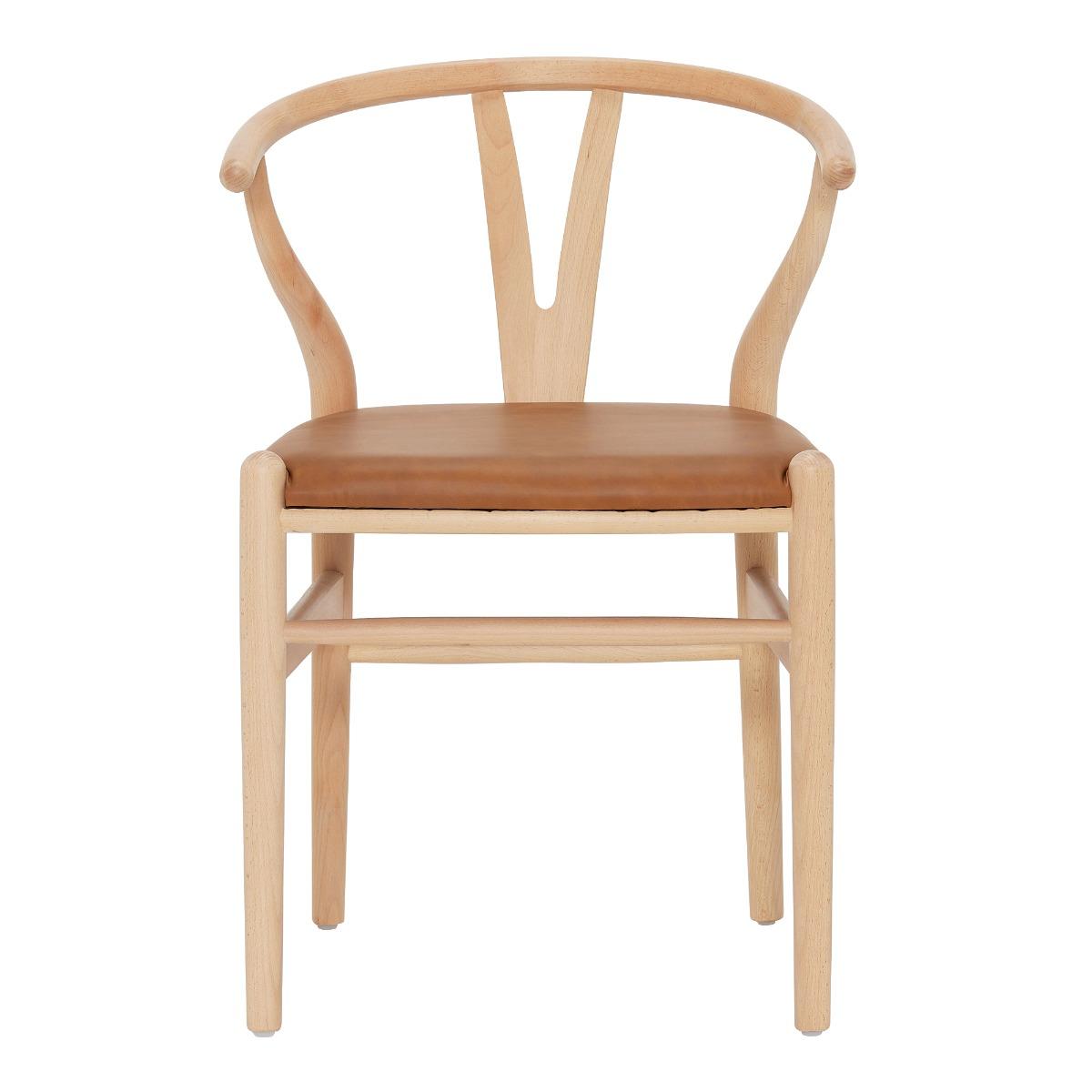 Hans Wishbone Dining Chair, Neutral | Barker & Stonehouse – image 2