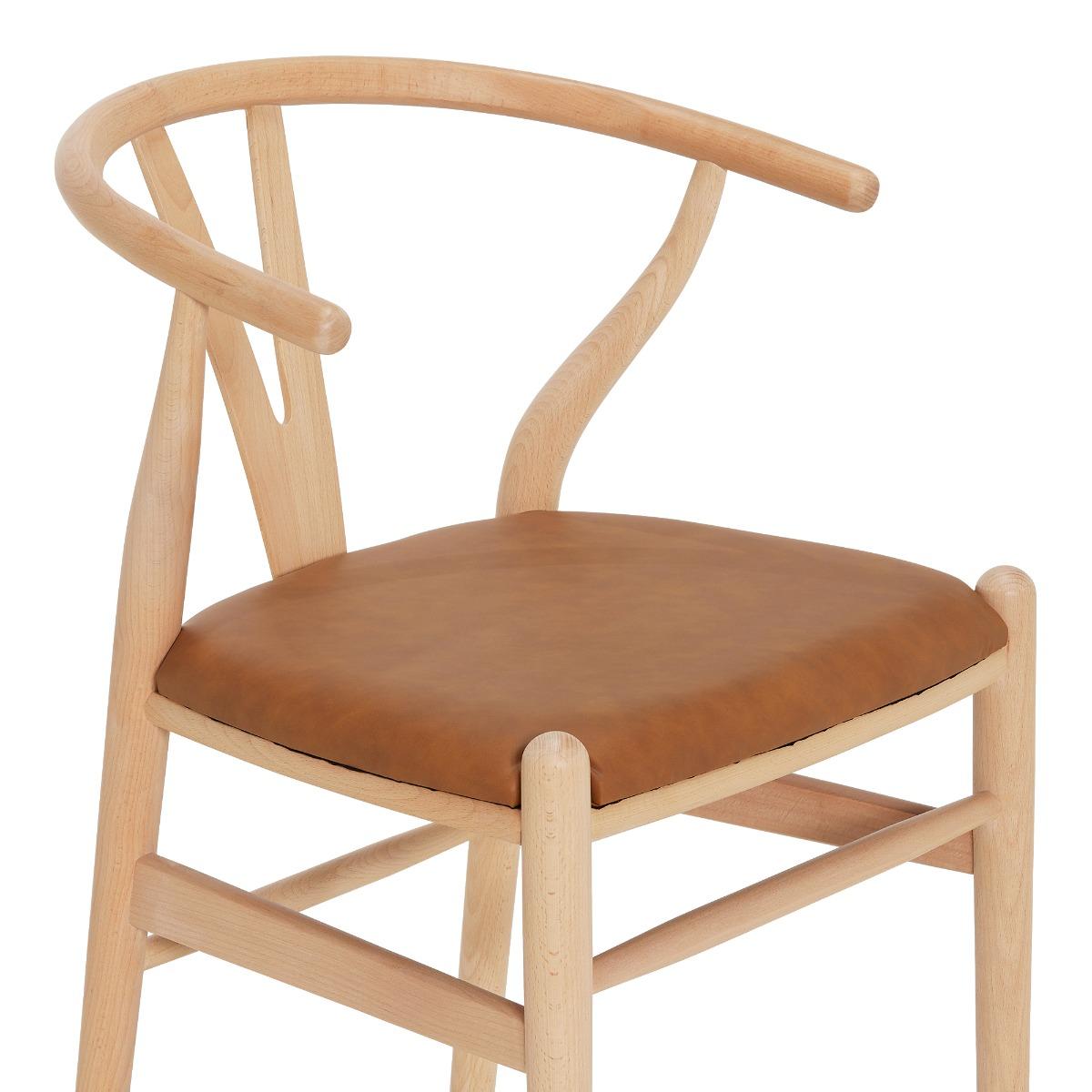 Hans Wishbone Dining Chair, Neutral | Barker & Stonehouse – image 3
