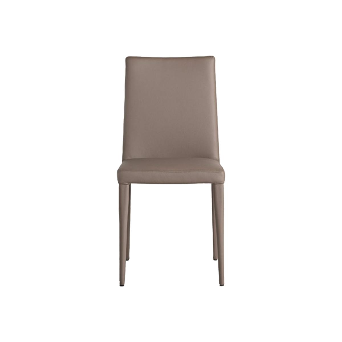 Frag Bella H Dining Chair, Brown Leather | Barker & Stonehouse