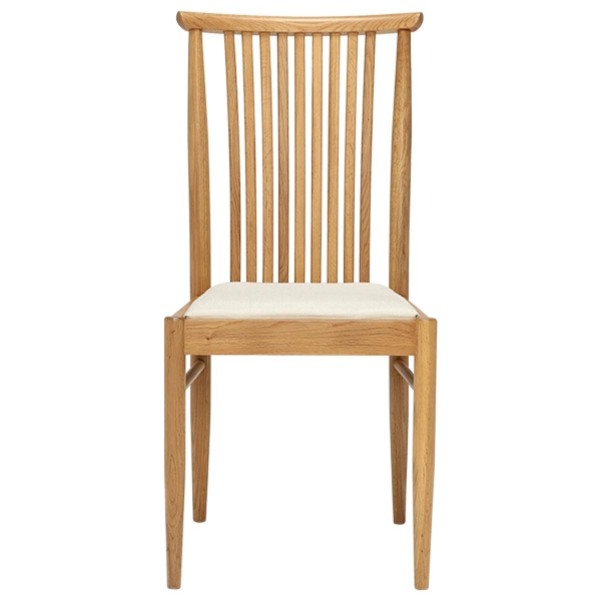 Ercol Teramo Slatted Dining Chair, Brown Oak Wood | Barker & Stonehouse – image 3
