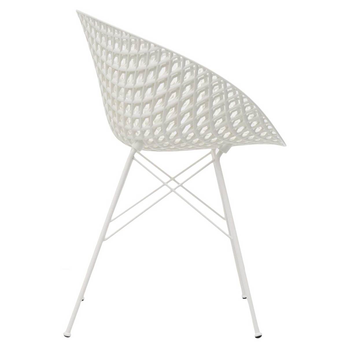 Pair of Kartell Matrix Dining Chairs, White – image 3