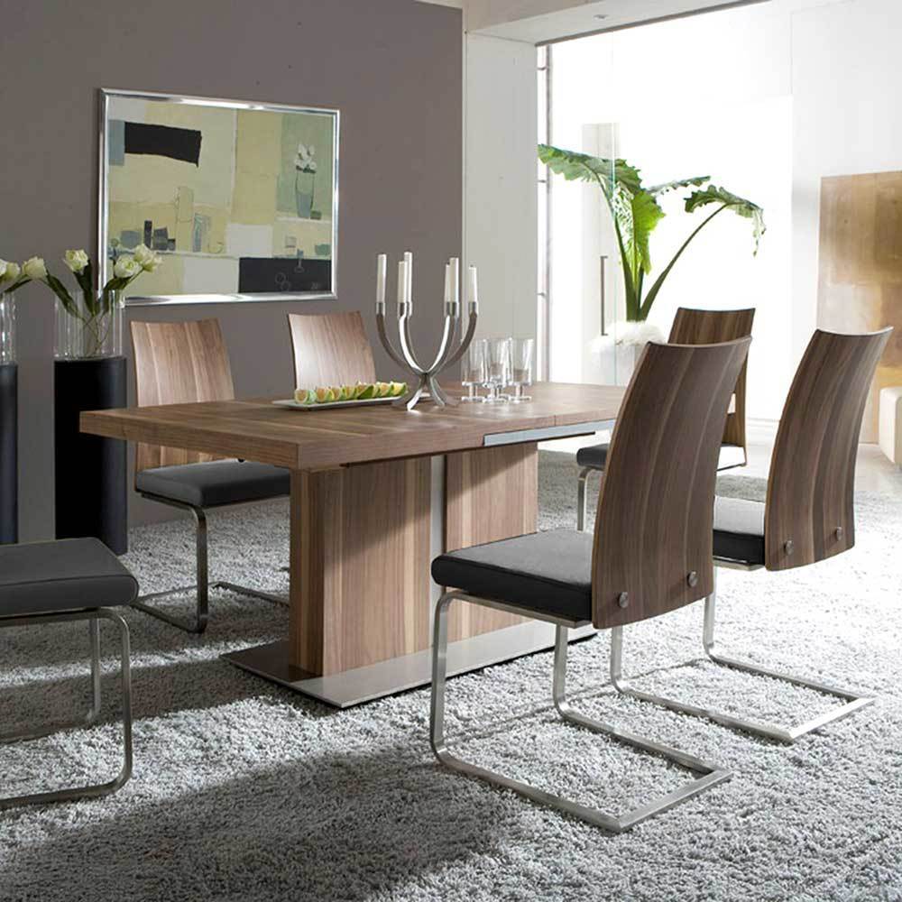 V Plus Alessia Dining Armchair, Black and Walnut – image 2