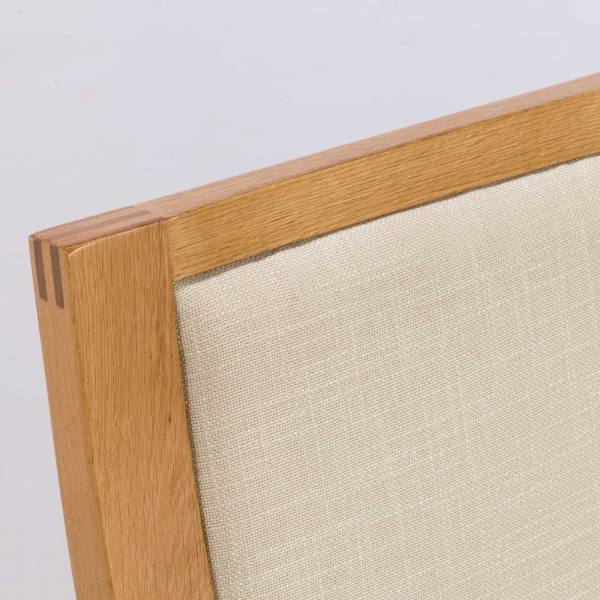 Ercol Bosco Padded Back Dining Chair, Cream and Oak – image 8
